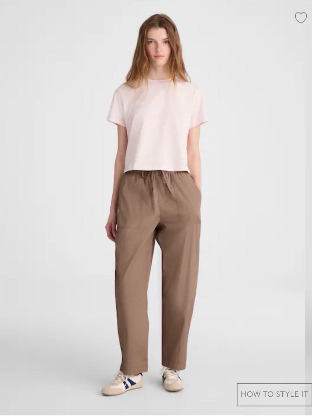 Madewell Pants Pull-on Barrel-leg Utility M NWT